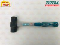 Total ฆ้อนทุบหิน ด้ามไฟเบอร์ ขนาด 3 ปอนด์ รุ่น THT79036 ( Stoning Hammer ) - ค้อนทุบหิน