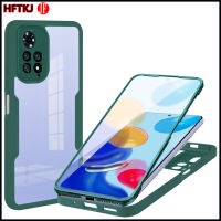 Front Screen Film+Back Case 360 Degree Full Cover For Redmi Note 11 Pro 104G 10S Note 9T Clear Shockproof Capa