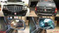 เลนส์กระจกตัดแสง JEEP GRAND CHEROKEE ( WJ ) ด้านขวา ปี 99-04 กระจกเสื่อม ดำ มั่ว มองไม่ชัด แก้ไขได้ด้วยตัวเอง ไม่หลอกตา