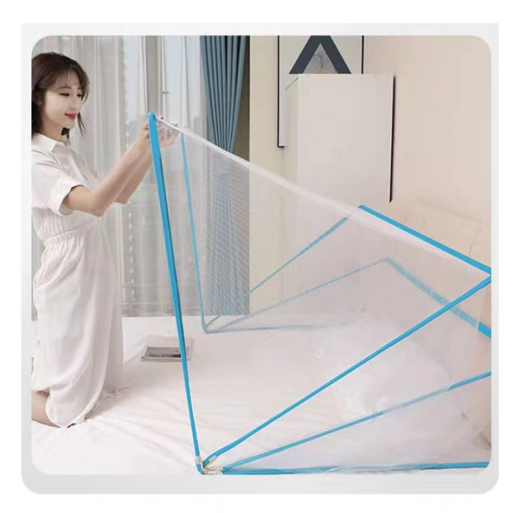 eet-furniture-มุ้งเต็นท์-มุ้ง-มุ้งกันยุงของเตียงเด็ก-mosquito-net-for-bed-มุ้งคลุมเตียงเด็ก-พร้อมกรอบรองรับ-มุ้งกันยุงแบบพับได้