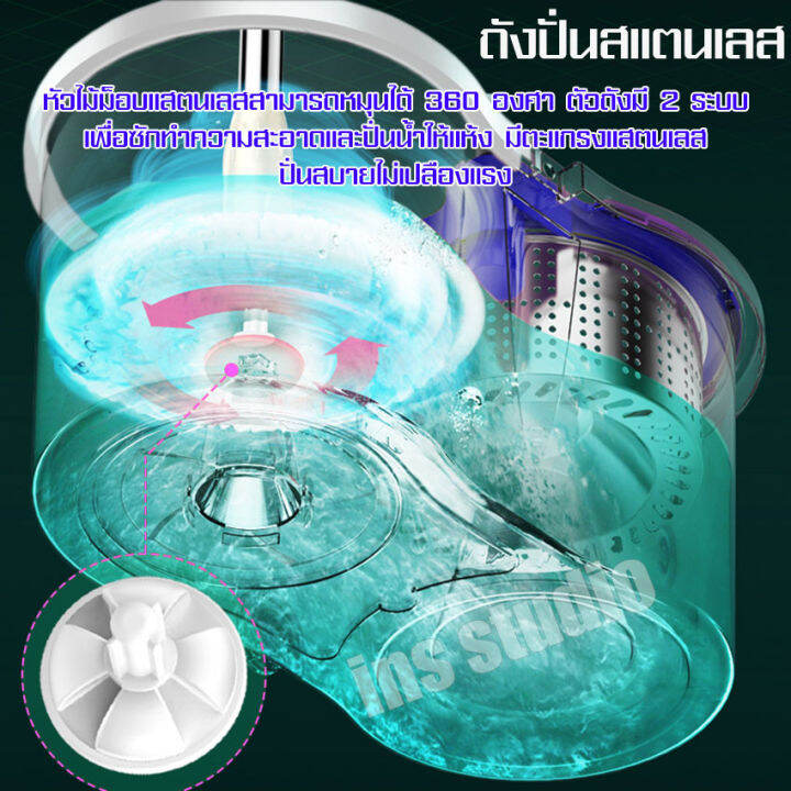 อุปกรณ์ไม้ถูพื้น-ลดราคา-spin-mop-ถังหนาสีม่วง-ชุดถังปั่นไม้ม็อบพร้อมผ้าถูพื้น-ถังปั่นไม้ม๊อบ-ชุดถังปั่นม๊อบ-ชุดไม้ถูพื้น-ชุดถังปั่น-ไม้ม็อบถูพื้น-ถังปั่นม็อบ-ถังปั่นแห้ง-ชุดถังปั่นไม้ม็อบ-ไม้ถูพื้นพร้