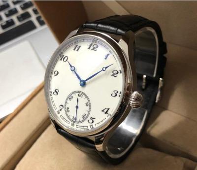 new fashion 44mm NO logo Enamel White dial Asian 6498 17 jewels movement Mens Mechanical watches GR47-20