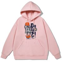 Robot Basketball Dream Team Personality Clothes Men Hip Hop Street Hoodies Casual Fashion Sweatshirt O-Neck Loose Hoody Size XS-4XL