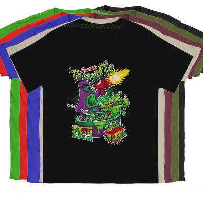 Purples Tentacos Men T-shirts Day Of The Tentacle Game Fun T Shirt Men Graphic Tee Shirts Summer Tops Cotton Smooth T-shirt