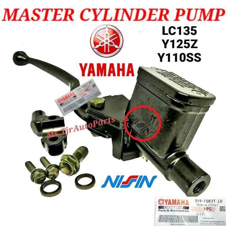 MASTER PUMP CYLINDER NISSIN LC135Y125ZY110SS KE LEVER 100 COMPLETE SET