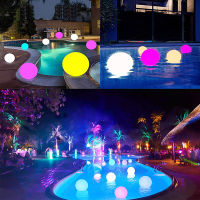 LED Dimmable Floating Pool Lights Ball 16 RGB Colors Rechargeable Cube Floor Lamp IndoorOutdoor Christmas Decoration