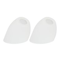 2Pcs Inclined Head Lampshade Simple Lamp Cover Plastic Lamp Shade Lamp Accessory