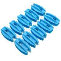 【HOT】 10pcs/set Black/Blue Fence Wire Strain Insulator Terminal Rod Insulators Fitting