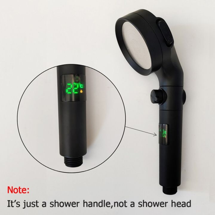 หัวฝักบัวอาบน้ำแบบดิจิตอลอุณหภูมิสูง-อุปกรณ์ในห้องน้ำสำหรับเปลี่ยนฝักบัวสายฝนแรงดันสูง