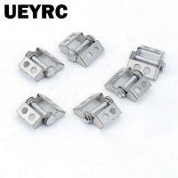 6pcs Metal Door Hinge Body Hinge for 1/14 Tamiya RC Dump Truck Tipper Trailer SCANIA 770S VOLVO BENZ MAN TGX Car Accessories Diy Drills Drivers