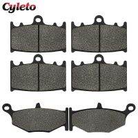 Cyleto Motorcycle Front and Rear Brake Pads for Suzuki GSR400 GSR 400 K6 K7 K8 2006-2008 GSR600 GSR 600 2006 2007 2008 2009 2010