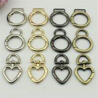 【CW】 5pcs Metal Gate O Openable Keyring Swivel Clasp Clip HooksTrigger Luggage Accessories