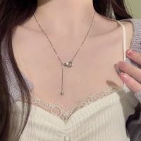 Vivienne Westwood NGBB Interlocking pendant necklace for women 2023 new light luxury niche design advanced clavicle chain tassel necklace