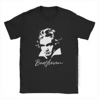 Men Ludwig Van Beethoven T-Shirt Music Classical Composer Novelty O-Neck Male Tshirt Clothes Cotton Basic Tees Casual T Shirts