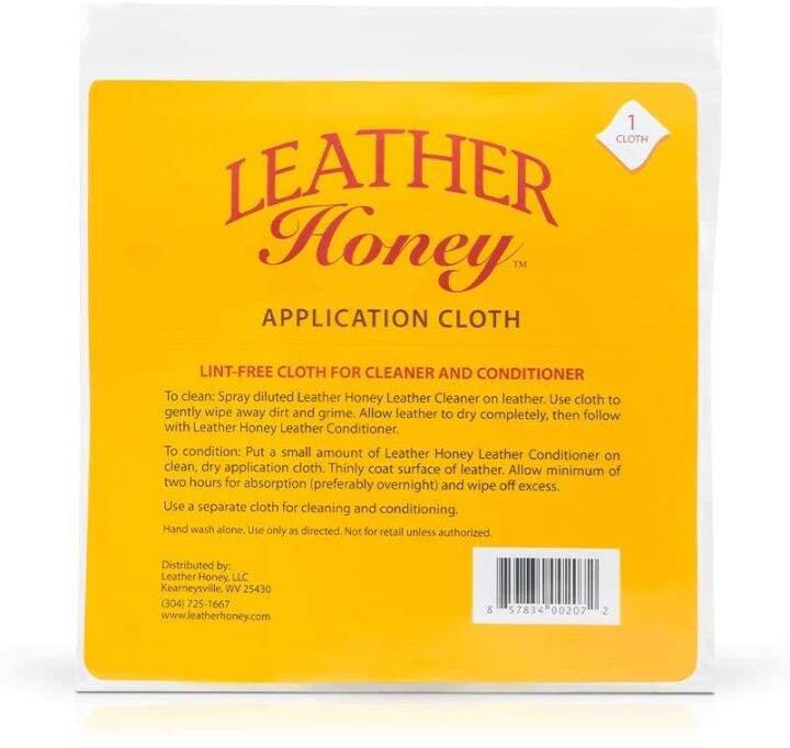Leather Honey LTH003* ผ้าไมโครไฟเบอร์ Leather Applicator Lazada.co.th