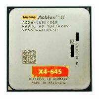 Athlon II X4 645 X4-645 X645 Quad-Core CPU 3.1กรัม AM3ซ็อกเก็ต ADX645WFK42GM