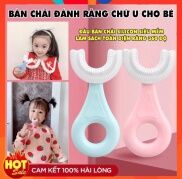 Bàn chải đánh răng cho bé chữ u chất liệu Silicon chịu được lực cắn