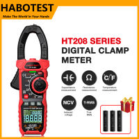 HABOTEST รุ่น HT208D /HT208A Current Clamp Multimeter Amp Meter HT208A/HT208D