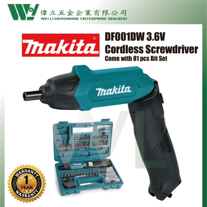 MAKITA DF001DW 3.6V Cordless Screwdriver / screwdriver electric