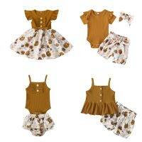 COD ◊ The Outline Shop27dgsd6gfd Newborn Baby Girl Baju Peplum Gaun Baju Kurung Kanak Perempuan Girls Kids Moden Toddler Fashion Summer Floral Romper Gadis Princess Formal Casual Dress Clothing Jumpsuit Set