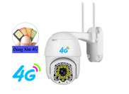 Camera IP Ngoài Trời D32S Dùng Sim 4G, Độ Phân Giải 3.0Mpx- Full HD