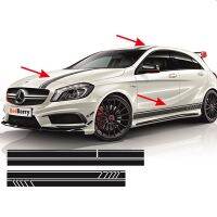 【✈】 beads.and.accessories 5ชิ้นสำหรับ AMG EDITION 1ทั้งชุดลายสติ๊กเกอร์ด้านข้าง MERCEDES A45 ACLASS W176 #0131