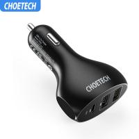 CHOETECH ที่ชาร์จแบตในรถ Car Charger Fast Charger for Xiaomi mi 9 for iphone13 12 11 X Xr XS Max for Samsung S8 S9 for Huawei mate 20 Car Charger