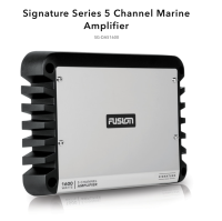 Fusion แอมป์เรือ Signature Series 5 Channel Marine Amplifier 51600