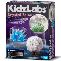 4M Kidz Labs - Crystal Science ชุดคริสตัล สร้างผลึกคริสตัลได้ด้วยตนเอง ของเล่นเสริมทักษะ วิทยาศาสตร์ เสริมสร้างจินตนาการ