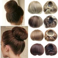 แฟชั่น NOTWIT เชือกรูด Chignon ผมปลอมตรงผมมวยชิ้น Scrunchie Updo Hepburn Head