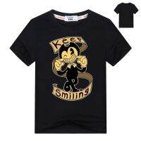 COD SDFGERTYTRRT Boys Clothes Bendy and Ink Machine Cartoon T-shirt Kids Tops