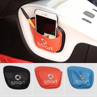 ❐ New Car storage Bag Car Mobile Phone Sundried Card Storage Bag Mesh for Smart 451 smart 453 Fortwo Forfour