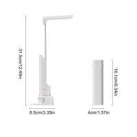 Hot 4-In-1 Multi-Function LED ตารางชาร์จพับไฟฉายโคมไฟตั้งโต๊ะ Touch Dimming ที่วางศัพท์มือถือไฟอ่านหนังสือ Gift