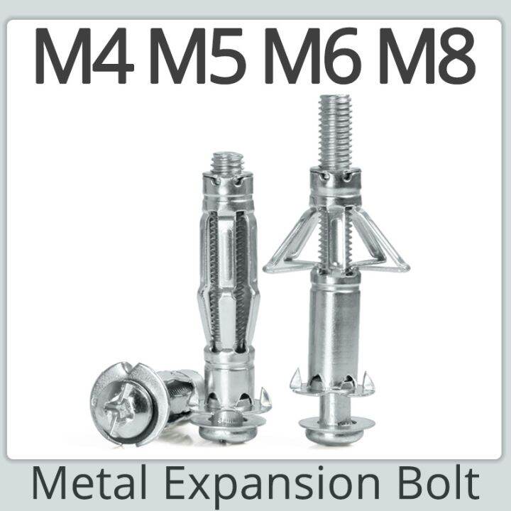 M4 M5 M6 M8 Wall Anchors Gypsum Board Expansion Bolt Aircraft Tube Pipe
