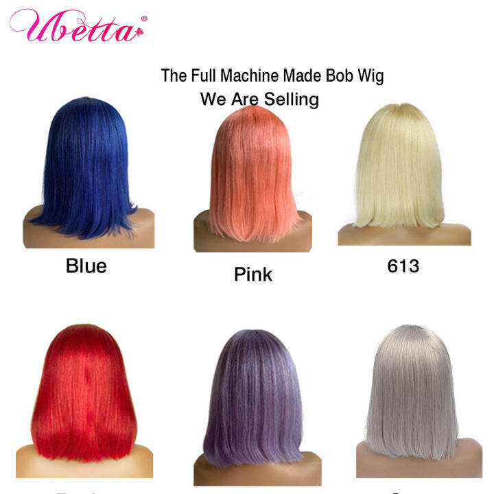 red-colored-bob-wig-non-lace-short-bob-wigs-human-hair-glueless-180-density-straight-full-machine-wig-cosplay-for-black-women