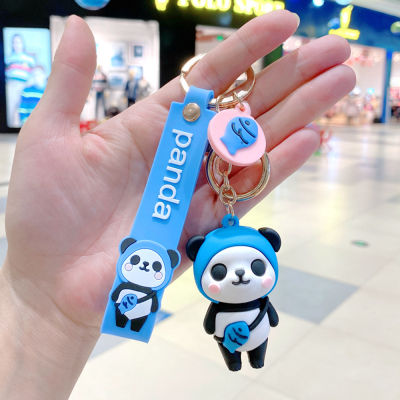 Jewelry Pendant Key Charm Keyrings Cute Creative Small Cartoon Panda Keychain