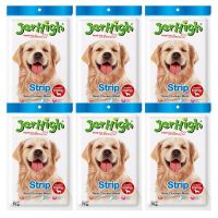 Jerhigh Chicken Strip Dog Snack 70g (6 bags) ขนมสุนัข เจอร์ไฮ แผ่น รสไก่ 70 กรัม (6 ห่อ)