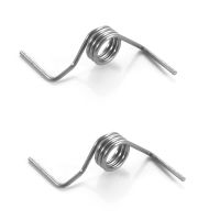 BQLZR 2pcs DA81-01345B Clockwise Door Stainless Steel  Spring Replacement for Refrigerator Coil Springs