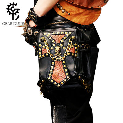 Shoulder Bag Womens Small Bag European And American Punk Rock Motorcycle Bag Womens Shoulder Bag Running Bag Mens One Piece Dropshipping