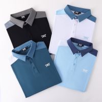 2023 [PG] T-shirt Short Sleeve Golf Polo Sweatshirt Summer Comfortable Mens Golf Jersey Quick Dry Mens