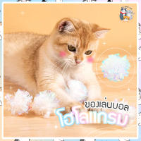 I&amp;CAT ลูกบอลของเล่น ลูกบอลโฮโลแกรม ของเล่นแมว ของเล่นคลายเครียด ดึงความสนใจ บอลจิ๋ว ของเล่นสัตว์เลี้ยง สะท้อนแสง