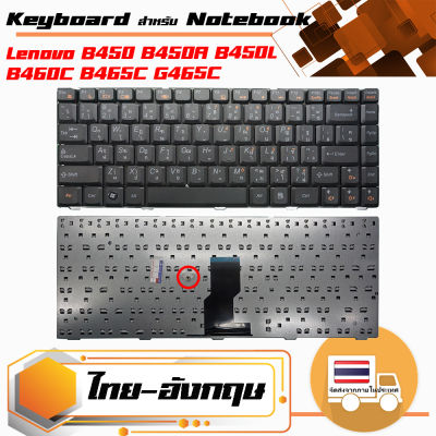 OEM คีย์บอร์ด เลอโนโว - LENOVO keyboard (แป้นไทย-อังกฤษ) สำหรับรุ่น B450 B450A B450L B460C B465C G465C