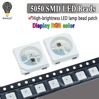 100PCS WAVGAT WS2812B 4pin 5050 SMD WS2812 Individually Addressable Digital RGB LED Chip 5V LED Chip SMD