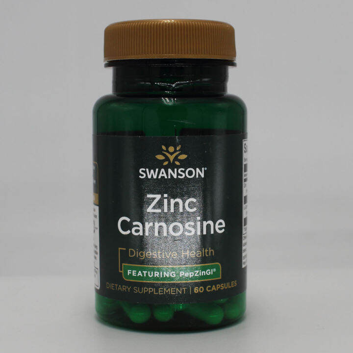 Swanson Carnosine Zinc any Zinc Carnosine better acid digestion of
