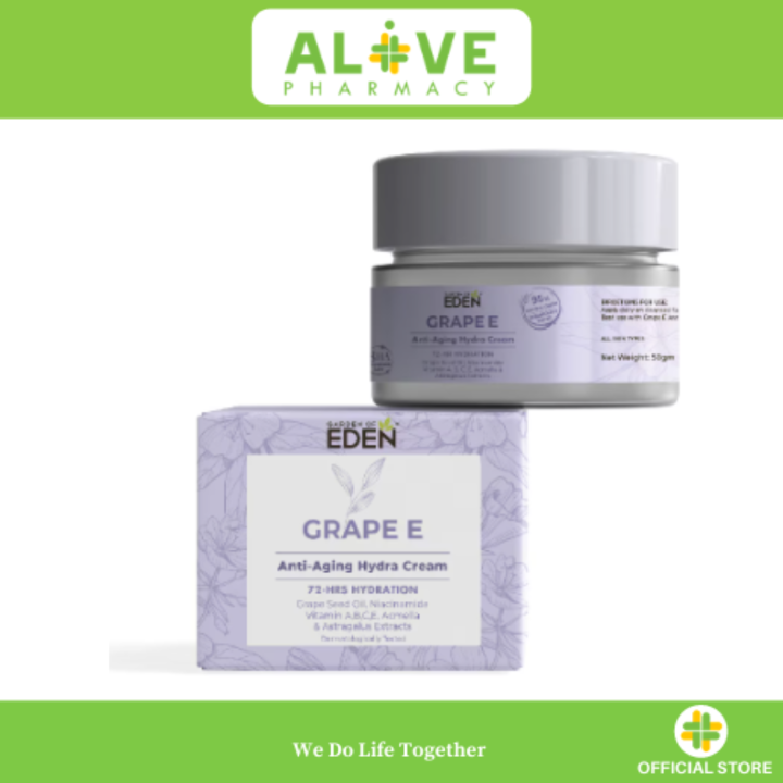 Garden of Eden Grape E Anti-Aging Hydra Cream 50g | Lazada