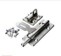 ชุดล็อคกลอนประตูสเตนเลส Stainless Steel Door Bolt Lock Latch Set