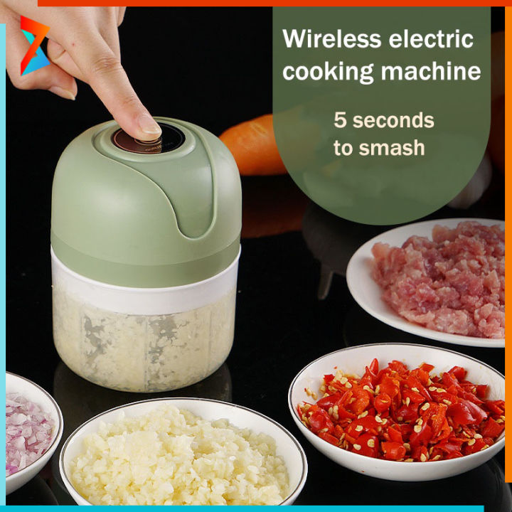 100/250ml Mini USB Electric Garlic Crusher Garlic Press Vegetable Onion  Chili Meat Garlic Chopper Food Processor Kitchen Tools