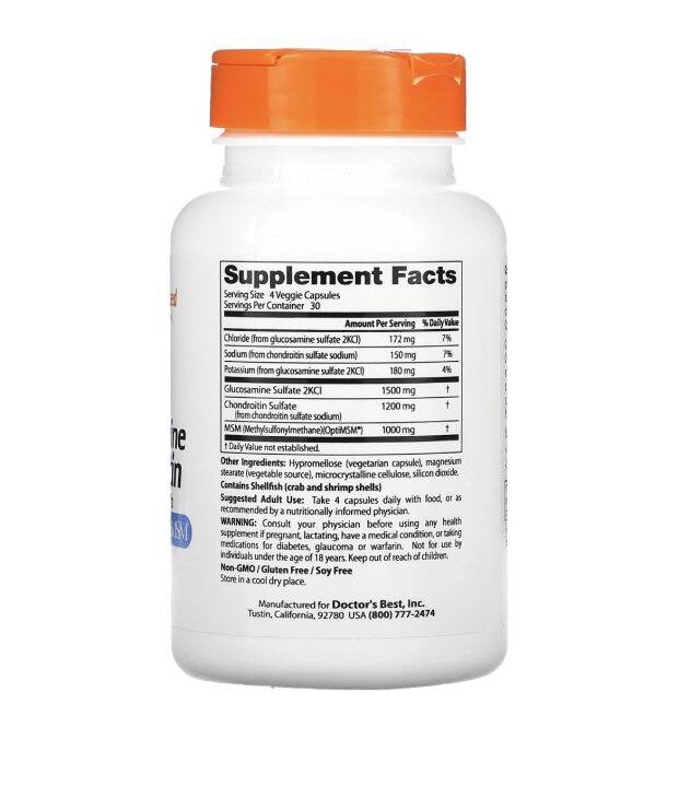 doctors-best-glucosamine-chondroitin-msm-with-optimsm-120-veggie-caps-อาหารเสริมสำหรับกระดูก-ข้อเข่า-ข้อต่อ