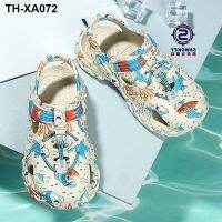 Snook 2023 summer new Korean version Baotou sandals boys and girls sandals sports beach shoes hole shoes