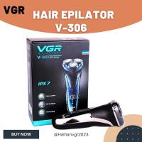 VGR  เครื่องโกนหนวดไฟฟ้า รุ่น V-306 เครื่องโกนหนวดใบหน้า Enchen 3D ไฟฟ้าเครื่องโกนหนวดล้างทำความสะอาดได้  สาย USB ชาร์จไฟ (มีสินค้าพร้อมส่ง)